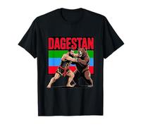 Dagestani Fighter, Fighting a Bear with The Flag of Dagestan Camiseta