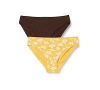 Dagi 2 Pack Regular Waist Brief, Bragas De Las Mujeres, Multicolor,