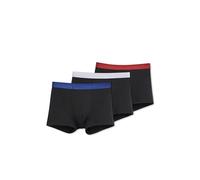 Dagi Black Fashion Knitted Regular Regular Waist Supreme Short Leg Boxer, Boxer de los Hombres, Black,