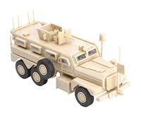 DAGIJIRD 1/72 MM0668 U.S. COUGAR 6 x 6 MRAP Modelo de vehículo de plástico de combate militar, modelo de decoración de vehículo con caja de exhibición (kit desmontado)