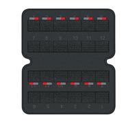 DAGIJIRD Bolsa de almacenamiento portátil para tarjetas de memoria con 24 ranuras para tarjetas TF para Steam Deck