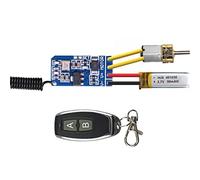 DAGIJIRD Interruptor de control remoto DC3.7-12V 433MHz transmisor receptor remoto RF interruptor mini para motor hacia adelante módulo controlador de dirección inversa