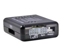 DAGIJIRD Probador de fuente de alimentación de 20/24 pines, probador de fuente de alimentación ATX con 20/24 pines para PC