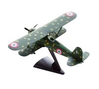 DAGIJIRD Simulación 1:75 Aleación Avión Modelo Italiano Fiat CR.42 Eagle Fighter Ataque Avión Modelo Militar para Colección Regalo