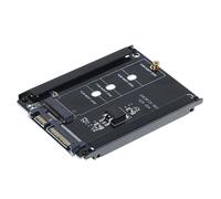 DAGIJIRD Tarjeta adaptadora M.2 NGFF a SATA, SATA B-M Key M.2 SSD unidad de estado sólido a adaptador de tarjeta SATA 6G