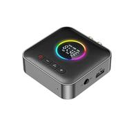 DAGIJIRD Transmisor receptor de audio Bluetooth 5.4 para TV, hogar, estéreo/altavoces con AUX/RCA/USB de 3.5 mm