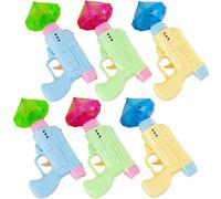 DAGLLGEW 6 Piezas de peonzas para niños con Pistola lanzadora iluminan peonza Colorida, Juguetes ABS Suaves y Resistentes para niños, Juguete Giratorio de cumpleaños