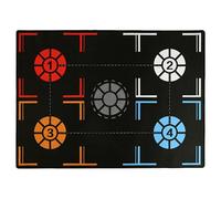 DAGLLGEW Almohadillas de Baloncesto para Entrenamiento Profesional de Juego de pies, de Goma, Antideslizantes y silenciosas, Ideales para niños y Adultos. Almohadilla de Entrenamiento L.