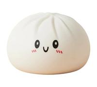 DAGLLGEW Bola antiestrés para Bola de Masa, Juguete para apretar Gigante de 6 Pulgadas, moño Realista, Juguetes sensoriales para niños y Adultos, para apretar Blanca