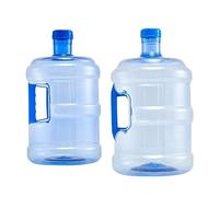 DAGLLGEW Jarra de Agua de 10 l con asa, de Grado alimenticio, Transparente, sin Olor, sellada, Reutilizable, a Prueba de Polvo, portátil, para el hogar, al Aire Libre, Jarra de Agua de 5 litros, de