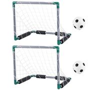 DAGLLGEW Juego de fútbol acuático, Piscina Flotante de enfriamiento de Verano, Incluye 2 porterías de Piscina, 2 Pelotas y 1 inflador, Juegos interactivos para Padres e Hijos para Adultos y Familia