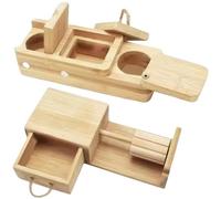 DAGLLGEW Juguetes interactivos de Madera para hámster, Conejillos de Indias, Ratas, Chinchillas, erizos, Conejos, Accesorios para hámsteres.