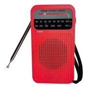 DAGLLGEW Radios Portátil Am FM con Recepción de Largo Alcance, Radio Transistor a Pilas con Altavoz, Conectores para Auriculares para Uso Interior, Exterior y de Emergencia Radio Portátil Am FM
