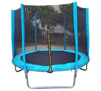 DAGLLGEW Red de repuesto para cama elástica, redes de seguridad resistentes a la intemperie de 10 pies para trampolín de 6 postes con cremalleras de doble cabeza, hebillas de protección y redes de