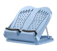 DAGLLGEW Tabla de Estiramiento de pantorrillas con rampa de Estiramiento Plegable Ajustable de 13 Niveles con imanes para Fascitis Plantar y de tendones de Aquiles, Color Azul. Tabla de equil