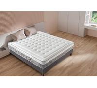 DAGOSTINO HOME BOUTIQUE COLLECTION Colchón Berlin, 180x200x25 cm. Viscoelástico, Gama Alta, Reversible, Confort de Hotel, Soporte, Alta resiliencia, Grosor 25 cm +/- 3 cm.