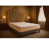 DAGOSTINO Home - Colchón Viscoelástico Athenea 140x190| Altura 25 cm | Firmeza H3 Equilibrada | Confort Ergonómico Visco Zen | Reversible Invierno Verano | Certificado Oeko-Tex | Blanco