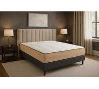 DAGOSTINO Home - Colchón Viscoelástico Firenza 140x200 | Altura 25 cm | Firmeza Alta H3 | Tecnología Visco Zen Adaptativa | Doble Cara Invierno Verano | Núcleo Core Vital | Blanco