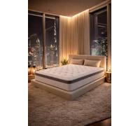 DAGOSTINO Home Dubai Lifestyle - Colchón Híbrido 150x190 cm - Altura 30 cm - Muelles Ensacados y Sobrecolchón Integrado - Firmeza Media - Confort Hotel 5 Estrellas