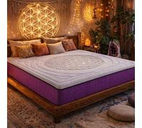 DAGOSTINO Home Life Flower - Colchón Premium 30 cm - 180x200 cm - Firmeza Media H3 - Equilibrio Energético y Descanso Consciente - Acogida Suave