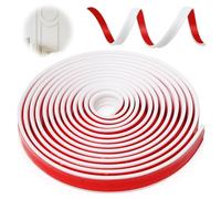 Dagran Molduras Decorativas de Pared de 6 m x 28 mm Panel de Pared Autoadhesivo Prefundado Molduras Adhesiva de Estuco Protector de Flexible Decoración DIY de Paredes Interiores Sala Dormitorio