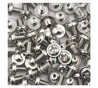 DAGROD SeroNi 100 Uds M3 Tornillo Caja de PC Disco Duro precisión PSU 6/32 "Tornillos hexagonales for computadora Disquete DVD Placa Base M3X5 5mm