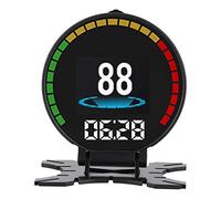 DAGT Medidor de Pantalla HUD, Indicador OBD2, Pantalla Frontal, Instrumento Multifuncional Resistente Al Desgaste, Mayoría de los Vehículos Que Cumplen con los Requisitos