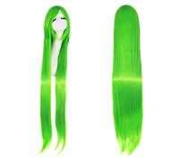 Dagua Peluca Cosplay Anime,Peluca Code Geass C.C.,Green Long Straight Peluca Cosplay,con Red de Peluca Gratis,Halloween Hair,para Cosplay De Fiesta Diari(Size:Style 3)