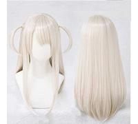Dagua Peluca Cosplay Anime,Peluca Fate Grand Order Illyasviel Von Einzbern,Light Blonde Mélange Long Peluca Cosplay,con Red de Peluca Gratis,Halloween Hair,para Cosplay De Fiesta Diari