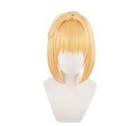 Dagua Peluca Cosplay Anime，Peluca Fate Grand Order Saber Nero Claudius，Blonde Peluca Cosplay,con Red de Peluca Gratis,Halloween Hair,para Cosplay De Fiesta Diari(Size:Style 2)