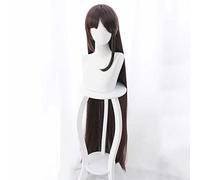 Dagua Peluca Cosplay Anime,Peluca Fate Grand Order Yu Meiren,Brown Red Long Straight Peluca Cosplay,con Red de Peluca Gratis,Halloween Hair,para Cosplay De Fiesta Diari
