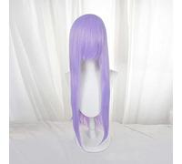 Dagua Peluca Cosplay Anime，Peluca Touhou Project Reisen Undongein Inaba，Purple Long Peluca Cosplay,con Red de Peluca Gratis,Halloween Hair,para Cosplay De Fiesta Diari