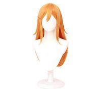 Dagua Peluca Cosplay,Peluca Love Live! Shibuya Kanon,Orange Long Peluca,con Red de Peluca Gratis,Halloween Costume Cosplay,para Carnaval Navidad Fiesta