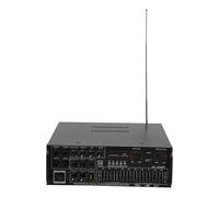 DAHAD Amplificador HiFi, Receptor Estéreo, Mini Bluetooth Estéreo, Receptor Amplificador de audio estéreo, 400 W, 4 canales, Amplificador de potencia digital, amplificador de sonido con salida de