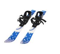 DAHAD Esquí alpino, On-Piste Rocker, esquí infantil con fijación de seguridad, fijación bidireccional, kit de esquí turístico para niños que recién están empezando a aprender a esquiar