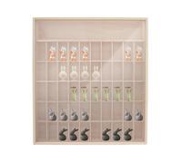 DAHAD Vitrina coleccionable, vitrina de pared, estantería de pared para habitación infantil, vitrina con puertas acrílicas transparentes giratorias de 180°, 50 compartimentos, vitrina para modelo