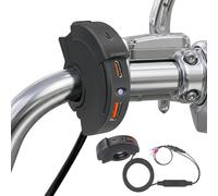 DAHJSD Cargador USB Motocicleta para Benelli BN 125 2018-2024, Doble Puerto Tipo C PD 30W y QC3.0 Carga Rápida Adaptador SAE a USB con Protección para Celular