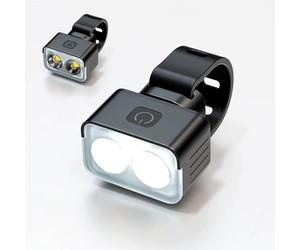 DAHJSD Luces Bicicleta para Trek Superfly 100 Pro 2012 - Luz Recargable USB Delantera y Trasera, Accesorios para Bicicleta Impermeable de Montaña Conducción Nocturna,A Front