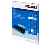 Dahle 71141 Bolsas de plastificación A4, 80 micras, brillante, 100 unidades, ideal para documentos, fotos y mucho más