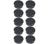 Dahle 95538-20982, Imán, 38 mm Ø, Altura 13.5 mm, Negro, Pack de 10