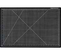 Dahle - Alfombrilla de corte autorreparable de, PVC de 0,31 cm, 24"x36", Negro, perfecta para manualidades y costura