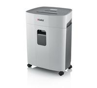 Dahle PaperSAFE PS 240 - Destructora de papel (10 hojas, nivel de seguridad P4, corte de partículas, sin aceite ni mantenimiento, 25 litros), color gris