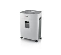 Dahle PaperSAFE PS 380 - Trituradora de papel (15 hojas, nivel de seguridad P4, corte en partículas, sin aceite ni mantenimiento, 25 L), color gris