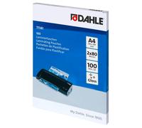 Dahle Premium Laminating Pouches A4 Size High Gloss 2 x 80 Microns for Durable P