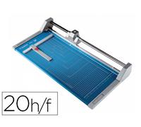 Dahle Professional Rolling Trimmers Model 552 - Cortador de papel (A3, 20 hojas), azul