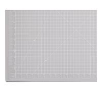 Dahle Vantage 10682 - Alfombrilla de corte autorreparable de alta calidad, 45,7 x 61 cm, rejilla de 12,7 mm, 5 capas para máxima curación, perfecta para manualidades y costura, transparente