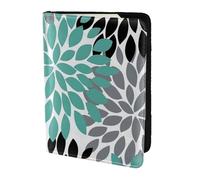 Dahlia - Soporte para pasaporte con estampado de flores, artículos esenciales de viaje, cartera antirrobo para tarjetas y pasaportes, tamaño para adaptarse a todos los pasaportes estándar