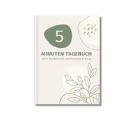 Dahobu Diario de 5 minutos, diario de agradecimiento, diario de atención plena, diario de 5 minutos para rellenar en formato A5 y tapa dura