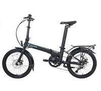 Dahon Unio E20 Bicicleta Eléctrica Plegable, 20 Pulgadas, 36V/200W, Motor Central, Batería en el Tubo del Sillín, E-Bike Todoterreno de 9 Velocidades, Celdas de Batería de 36V 9.5AH