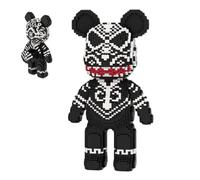 DAHONPA Juego de microbloques de construcción de oso tótem negro (7220 piezas) regalo para adultos y niños
